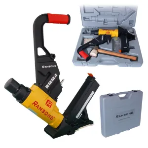 2-in-1 Air Hardwood Flooring Cleat Nailer and Stapler Gun