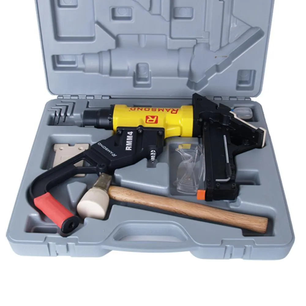 2-in-1 Air Hardwood Flooring Cleat Nailer and Stapler Gun