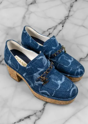 Chanel 2023-2024 Interlocking CC Logo Loafers