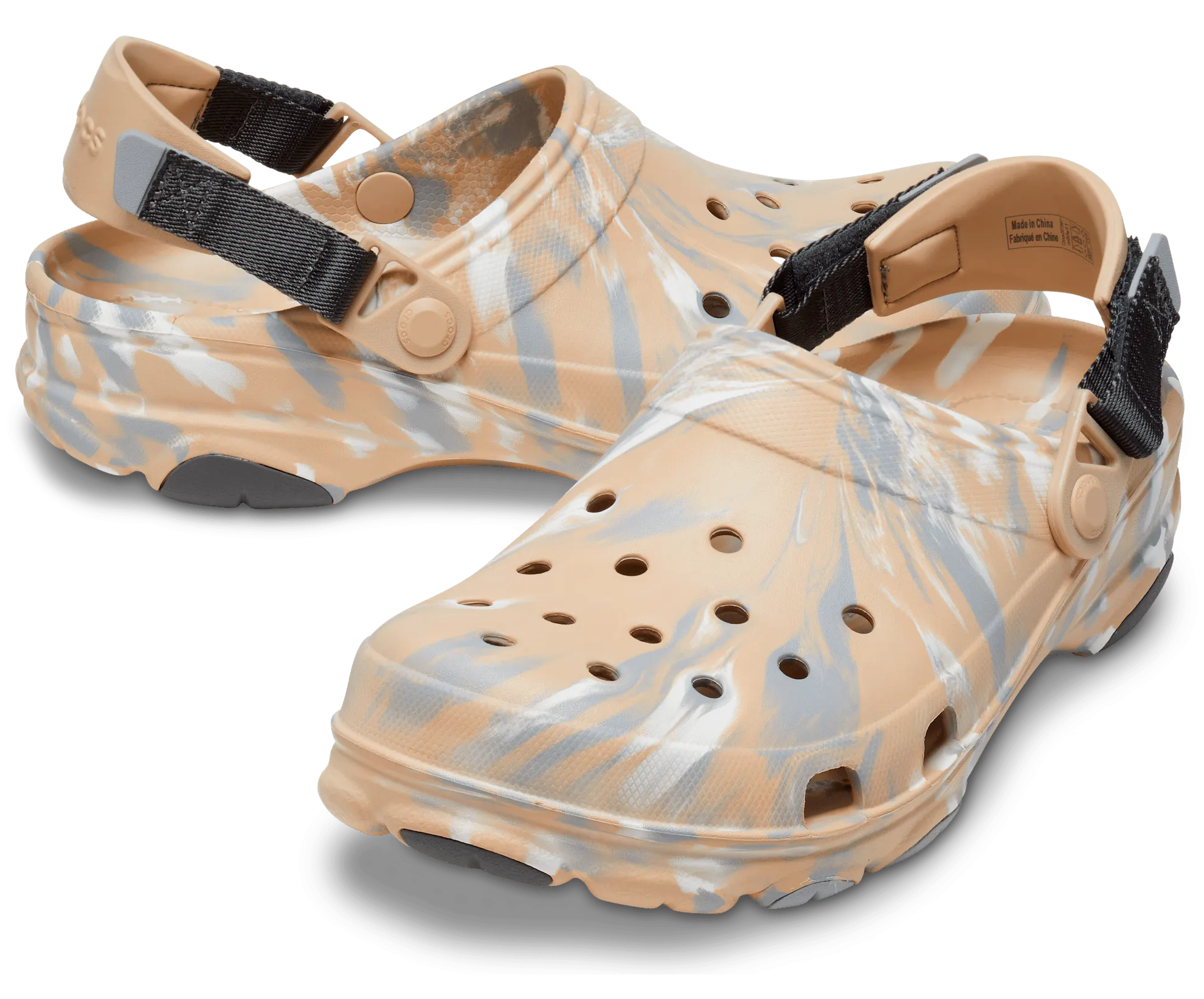 Crocs Unisex All-Terrain Marbled Clog - Chai