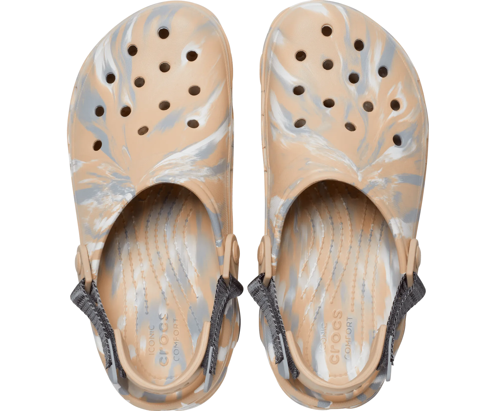 Crocs Unisex All-Terrain Marbled Clog - Chai