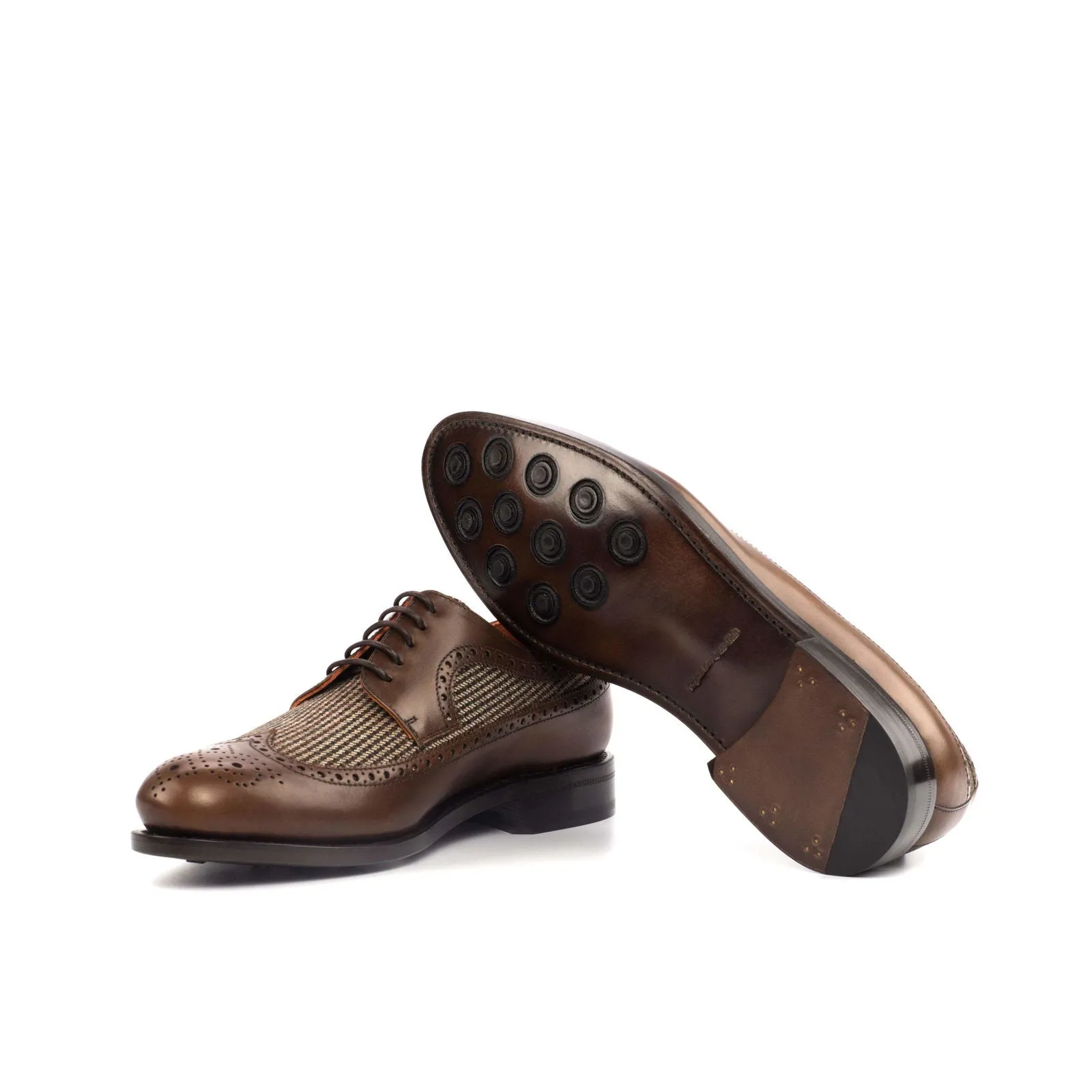 Longwing Blucher-Painted Calf, Sartorial, Brown-Wholesale
