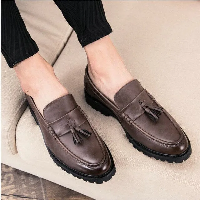 Men Brogue Moccasins Shoes Formal Business Oxfords Shoes