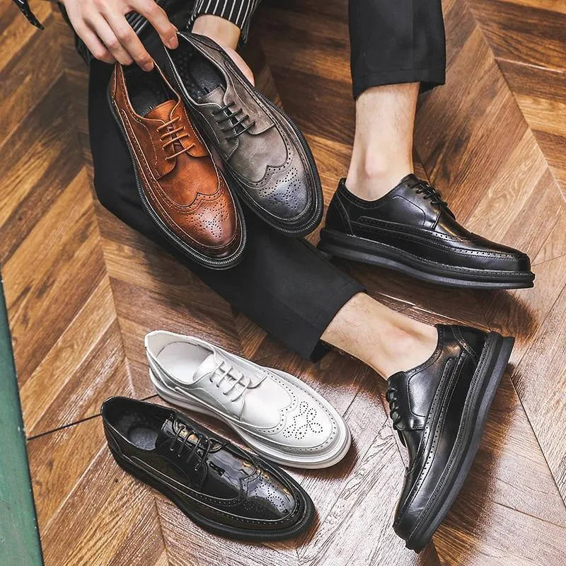 Men's Brogue Leather Formal Shoes