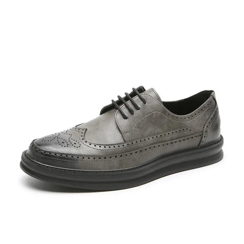 Men's Brogue Leather Formal Shoes