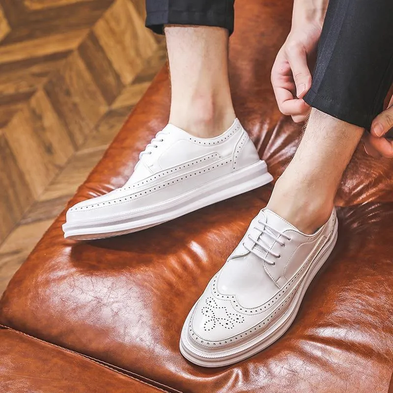 Men's Brogue Leather Formal Shoes