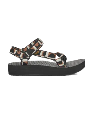 Midform Universal Sandals in Bounce Black & Lion