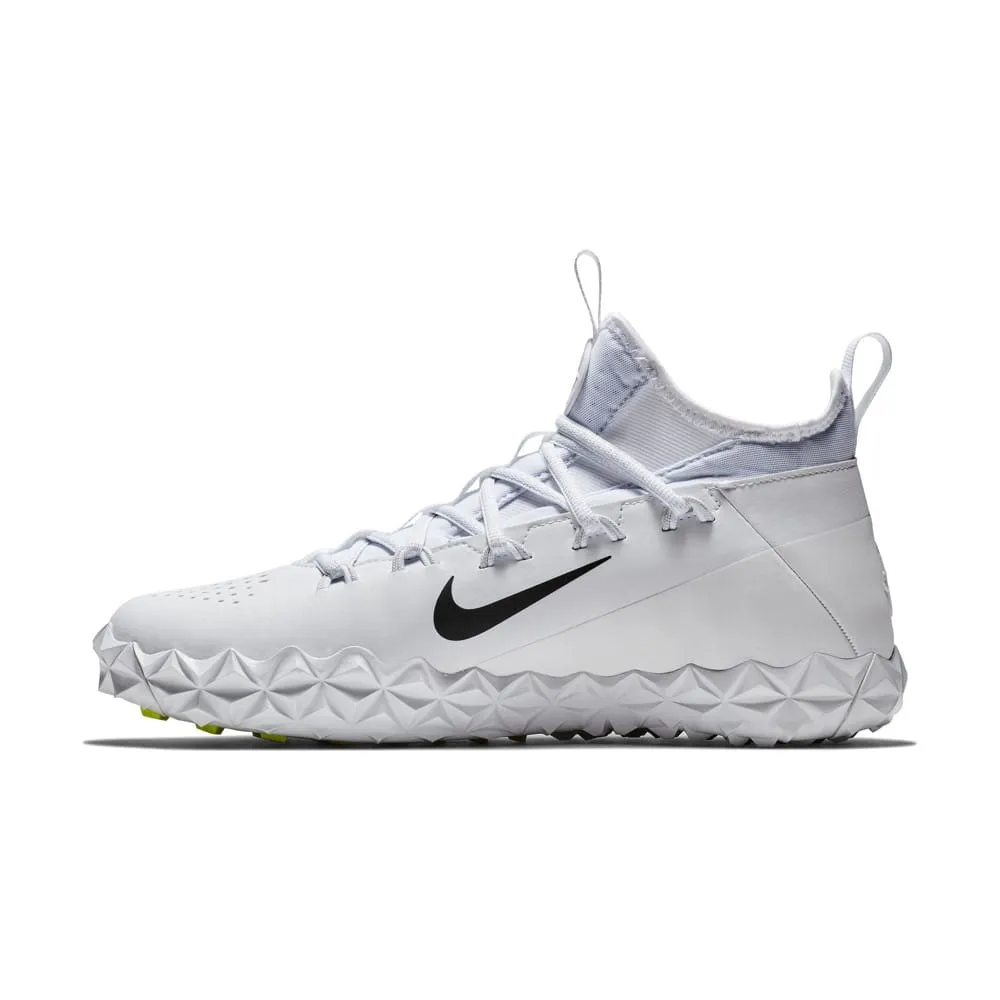 Nike Alpha Huarache 6 Elite Turf White Lacrosse Cleats