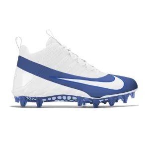 Nike Alpha Huarache 6 Pro White/Blue Lacrosse Cleats