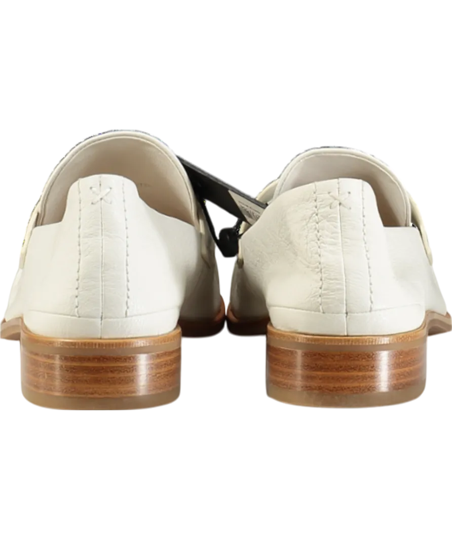 Rag & Bone White Sid Leather Loafers UK 7 EU 40 👠