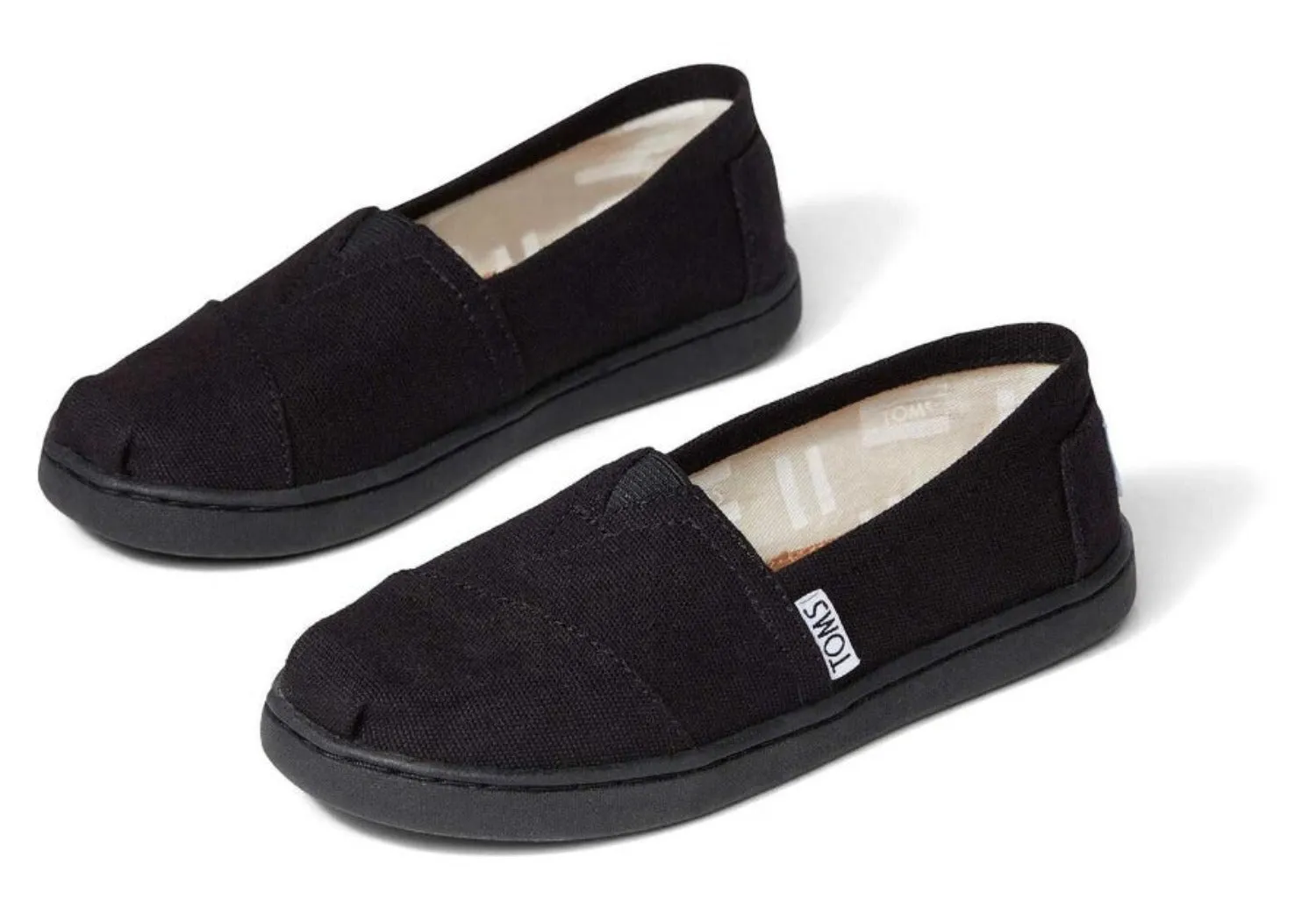 Toms Black Slip On Shoe